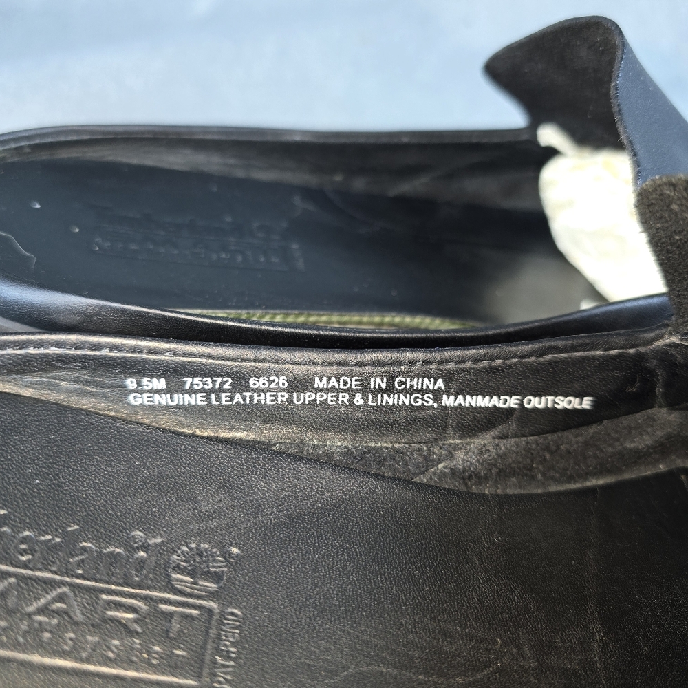Timberland loafers open back genuine leather slip ons Womens 9.5 m Almost New - Picture 5 of 8